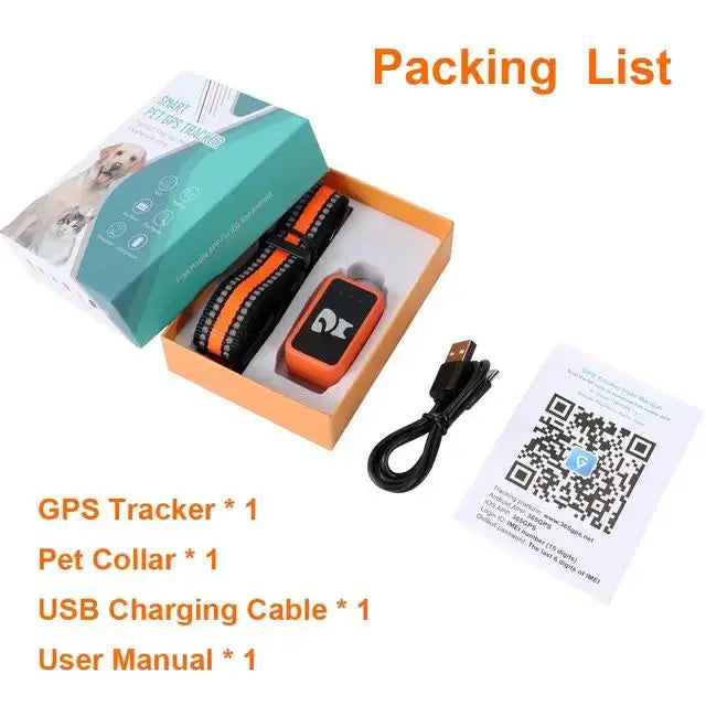 All-in-one Smart 4G GPS Pet Tracker Collar- Real-Time Location, App-Controlled Wireless Fence