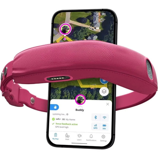 New Premium GPS Wireless Dog Fence & Dog Training Collar with GPS Tracker, Subscription Required, Waterproof, One Size