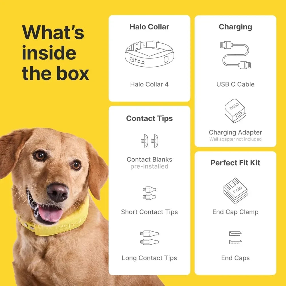 New Premium GPS Wireless Dog Fence & Dog Training Collar with GPS Tracker, Subscription Required, Waterproof, One Size